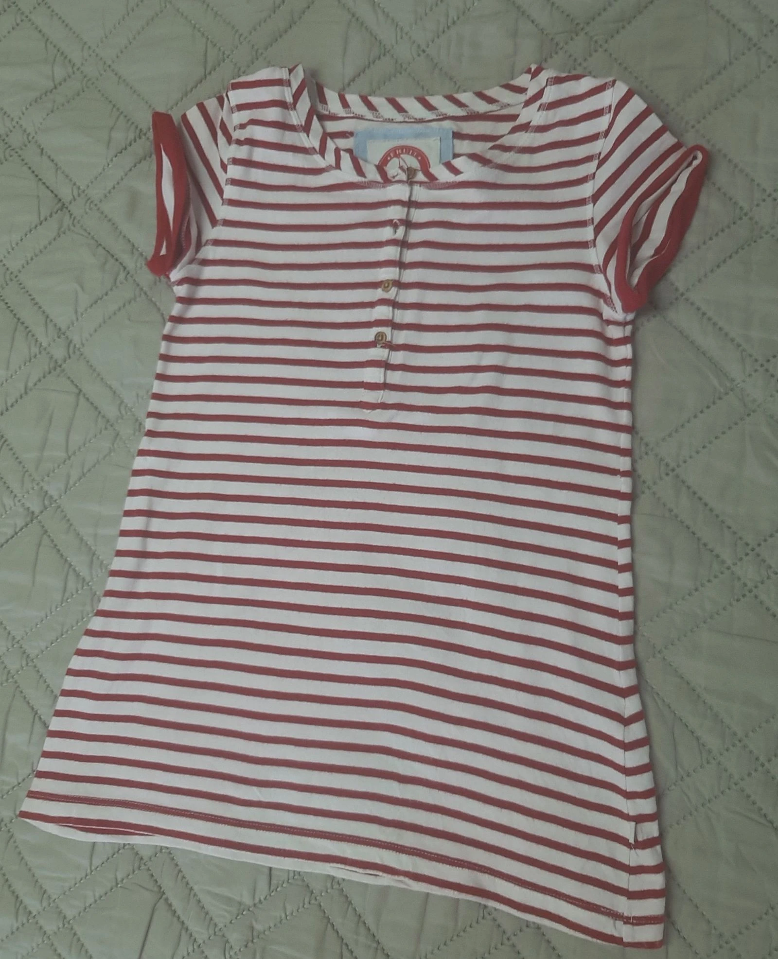T shirt riscas 8 anos Mayoral